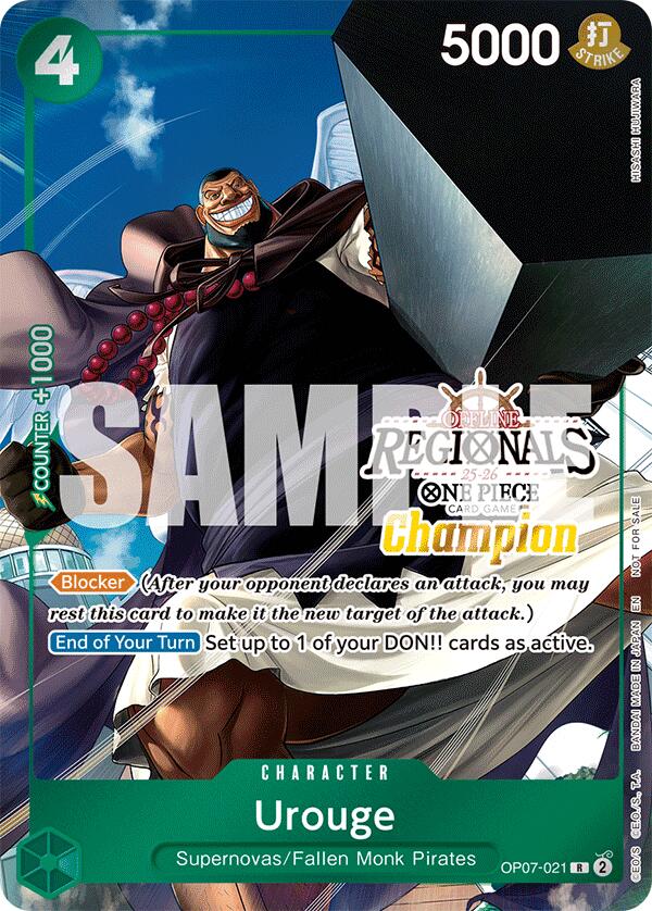 Urouge (Offline Regional Champion Card Set 2025 Vol.1) [One Piece Promotion Cards] | Total Play