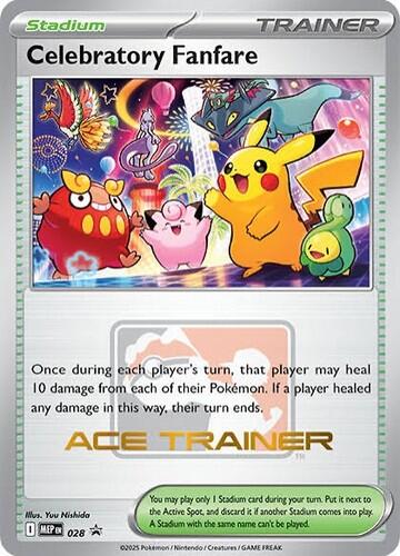 Celebratory Fanfare (028) (Ace Trainer) [Mega Evolution Promo] | Total Play