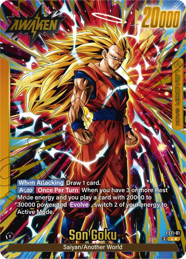 Son Goku (FS11-01) (Gold) [Starter Deck EX: The Phase of Evolution] | Total Play