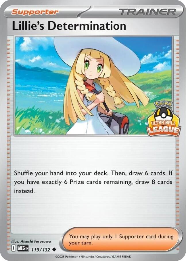 Lillie's Determination (119/132) (Ultra Ball League) [League & Championship Cards] | Total Play
