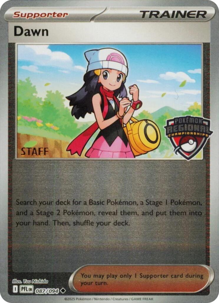 Dawn (087/094) (Regional Championship) [Staff] [League & Championship Cards] | Total Play