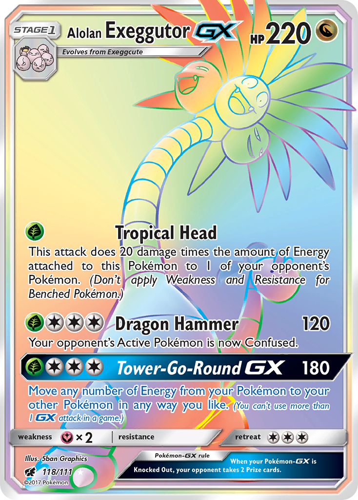 Alolan Exeggutor GX (118/111) [Sun & Moon: Crimson Invasion] | Total Play