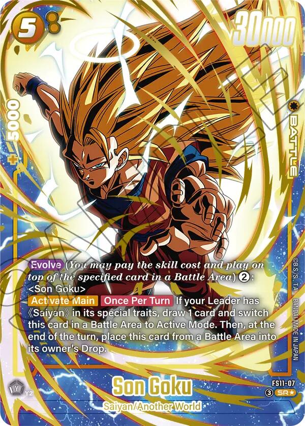 Son Goku (FS11-07) (Gold) [Starter Deck EX: The Phase of Evolution] | Total Play