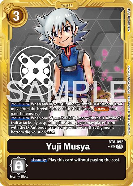 Yuji Musya [BT8-092] (Gold Border) [Advanced Booster Digimon Generation] | Total Play