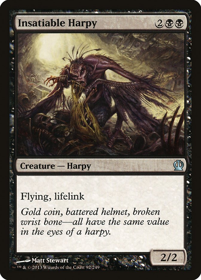 Insatiable Harpy [Theros] | Total Play