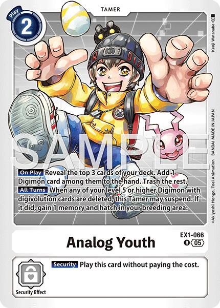 Analog Youth [EX1-066] (Reprint) [Advanced Booster Digimon Generation] | Total Play