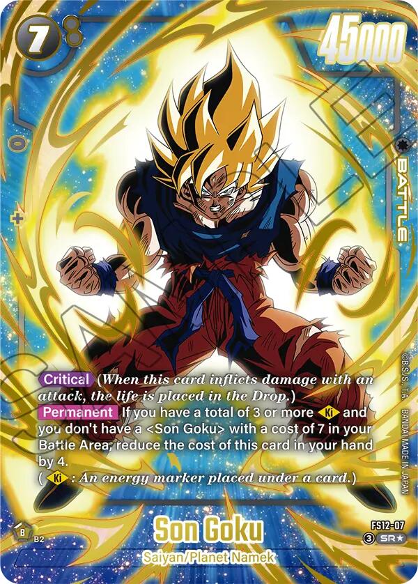 Son Goku (FS12-07) (Gold) [Starter Deck EX: The Beat of Ki] | Total Play