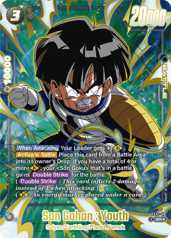 Son Gohan : Youth (FS12-09) (Gold) [Starter Deck EX: The Beat of Ki] | Total Play