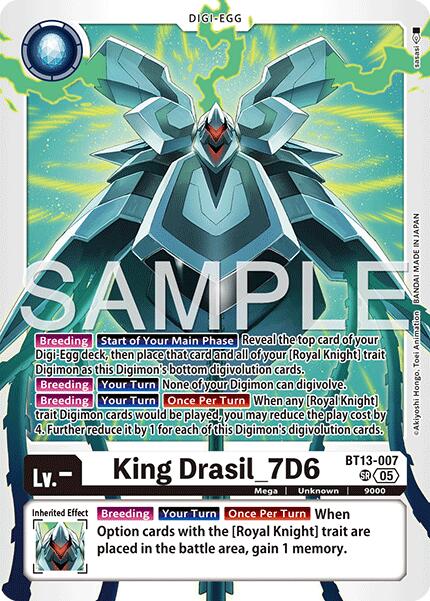 King Drasil_7D6 [BT13-007] (Reprint) [Advanced Booster Digimon Generation] | Total Play
