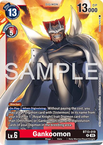 Gankoomon [BT13-019] (Reprint) [Advanced Booster Digimon Generation] | Total Play