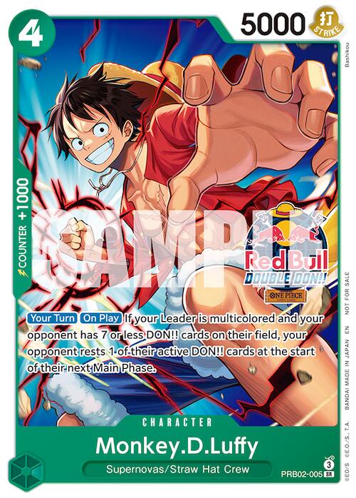 Monkey.D.Luffy (Red Bull Double Don!!) [One Piece Promotion Cards] | Total Play