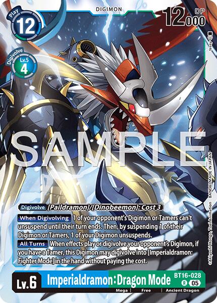 Imperialdramon: Dragon Mode [BT16-028] (Reprint) [Advanced Booster Digimon Generation] | Total Play