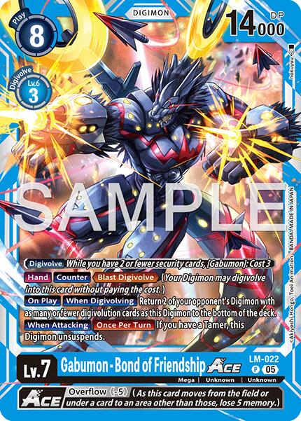 Gabumon [LM-022] - Bond of Friendship ACE (Reprint) [Advanced Booster Digimon Generation] | Total Play