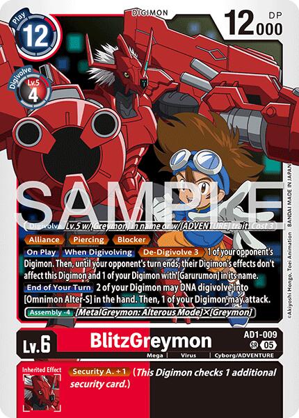 BlitzGreymon [AD1-009] [Advanced Booster Digimon Generation] | Total Play