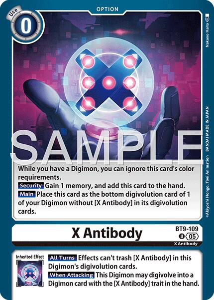 X Antibody [BT9-109] (Reprint) [Advanced Booster Digimon Generation] | Total Play