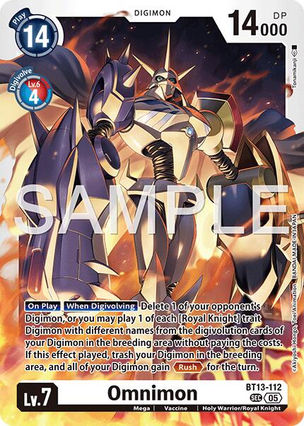 Omnimon [BT13-112] (Reprint) [Advanced Booster Digimon Generation] | Total Play