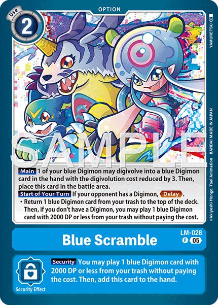 Blue Scramble [LM-028] (Reprint) [Advanced Booster Digimon Generation] | Total Play