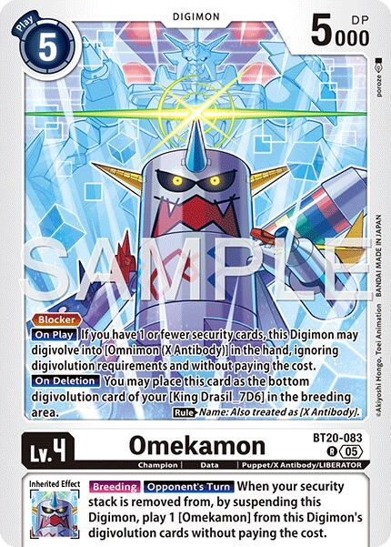 Omekamon [BT20-083] (Reprint) [Advanced Booster Digimon Generation] | Total Play