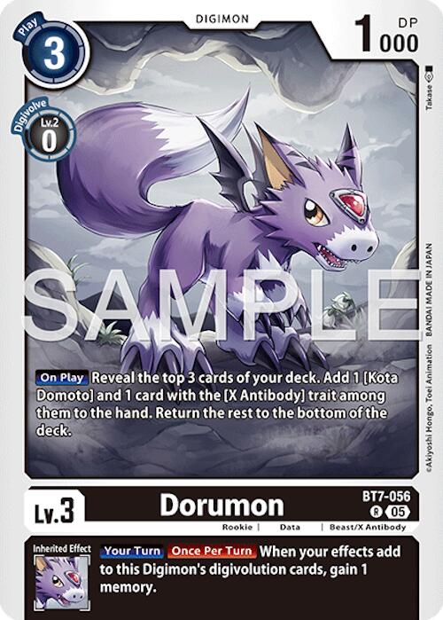 Dorumon [BT7-056] (Reprint) [Advanced Booster Digimon Generation] | Total Play