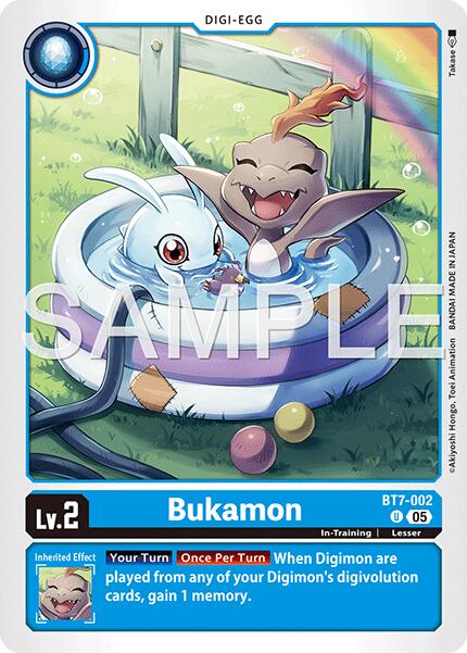 Bukamon [BT7-002] (Reprint) [Advanced Booster Digimon Generation] | Total Play