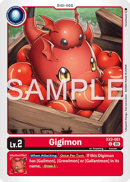 Gigimon [EX2-001] (Reprint) [Advanced Booster Digimon Generation] | Total Play