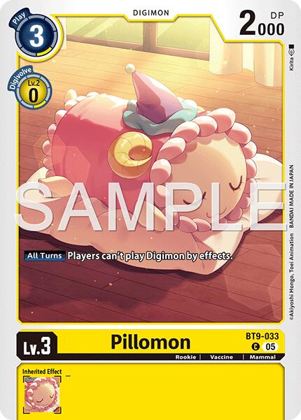 Pillomon [BT9-033] (Reprint) [Advanced Booster Digimon Generation] | Total Play