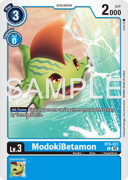 ModokiBetamon [BT6-021] (Reprint) [Advanced Booster Digimon Generation] | Total Play