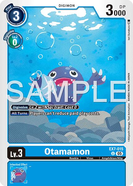 Otamamon [EX7-015] (Reprint) [Advanced Booster Digimon Generation] | Total Play