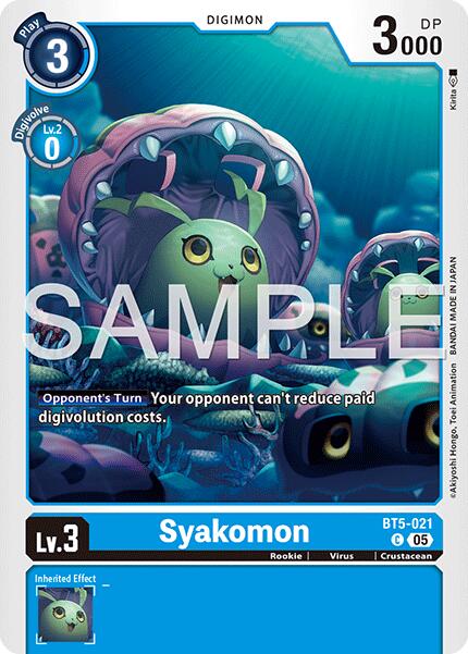 Syakomon [BT5-021] (Reprint) [Advanced Booster Digimon Generation] | Total Play