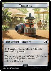 Treasure (0002) // Merfolk Double-Sided Token [Jurassic World Collection Tokens] | Total Play