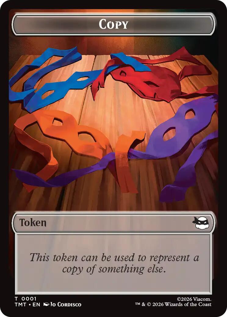 Ooze // Copy Double-Sided Token [Teenage Mutant Ninja Turtles Commander Tokens] | Total Play