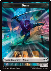 Ninja // Food Double-Sided Token [Teenage Mutant Ninja Turtles Tokens] | Total Play