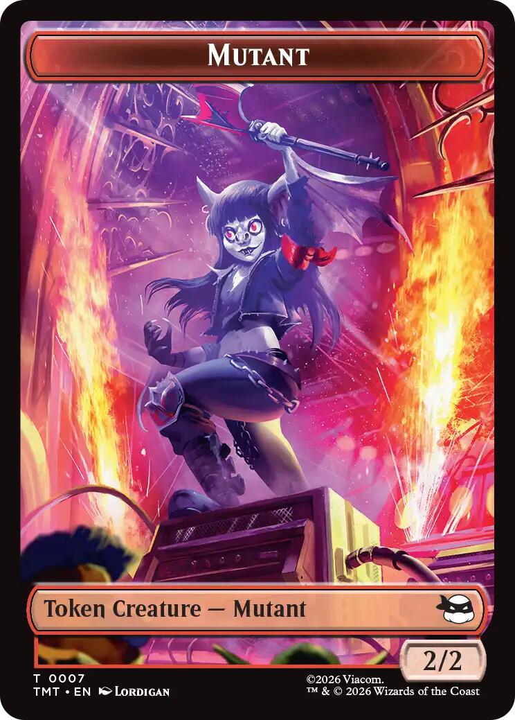 Mutant // Mutagen Double-Sided Token [Teenage Mutant Ninja Turtles Tokens] | Total Play