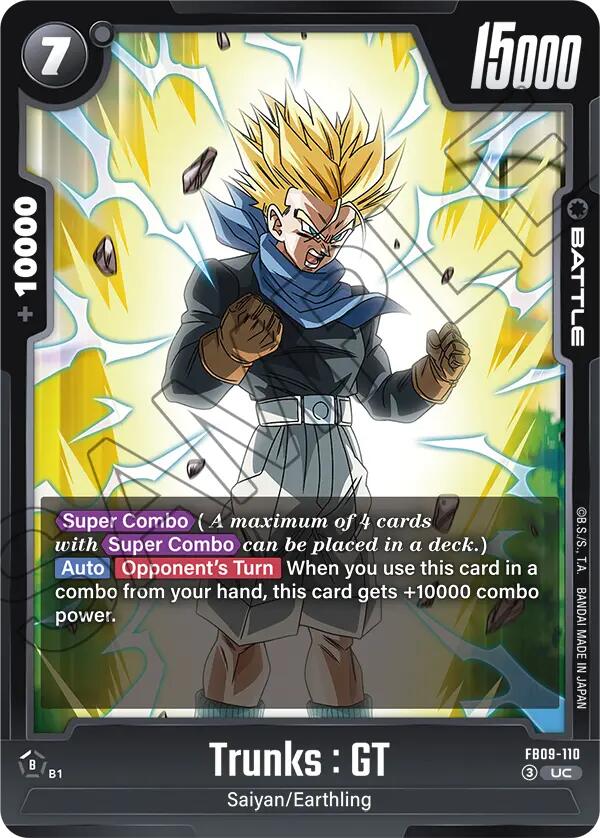Trunks : GT (FB09-110) [Dual Evolution] | Total Play