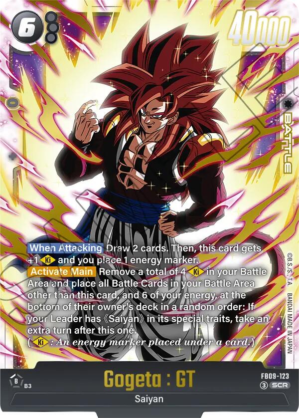 Gogeta : GT (FB09-123) [Dual Evolution] | Total Play