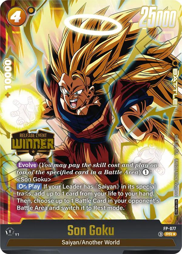 Son Goku (FP-077) (Release Event Winner) [Fusion World Promotion Cards] | Total Play