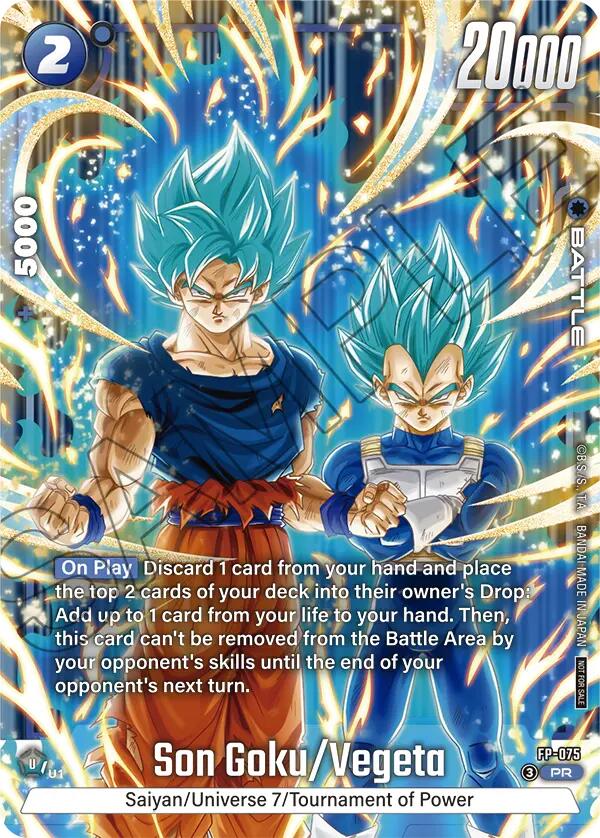 Son Goku/Vegeta (2nd Anniversary Pack) [Fusion World Promotion Cards] | Total Play