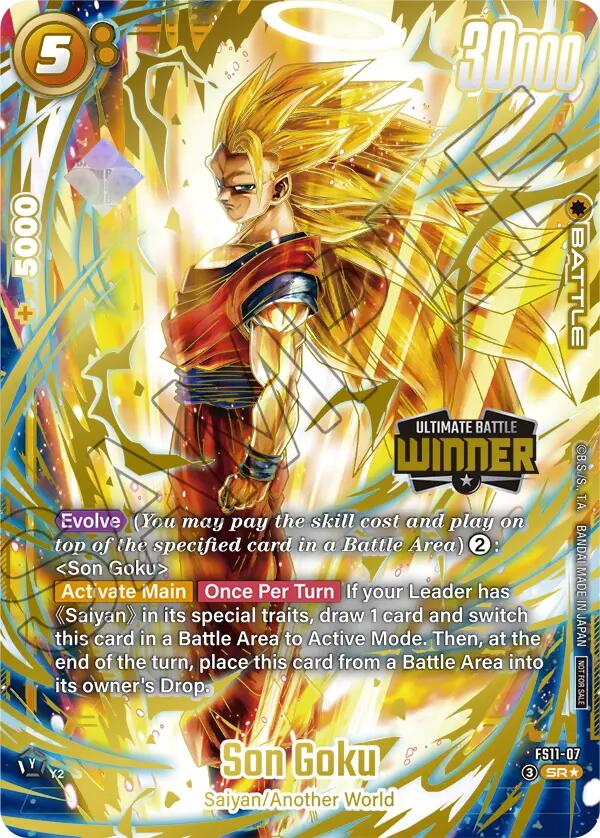 Son Goku (FS11-07) (Ultimate Battle 2026 Vol.1 Winner) [Fusion World Tournament Cards] | Total Play