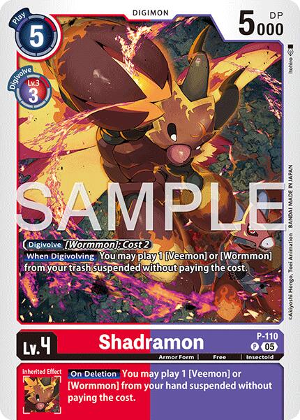 Shadramon [P-110] (Reprint) [Advanced Booster Digimon Generation] | Total Play