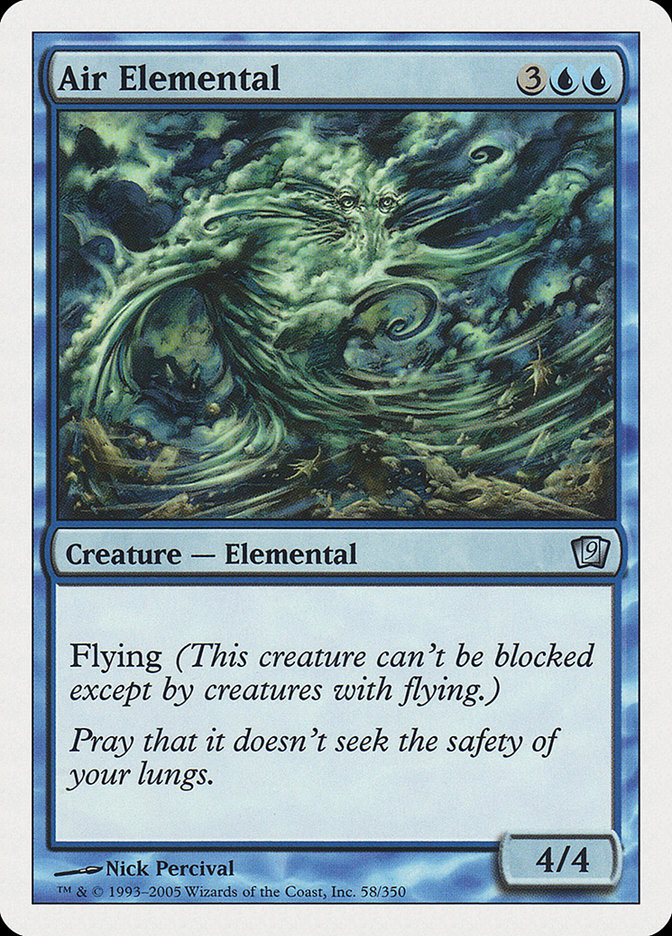 Air Elemental [Ninth Edition] | Total Play