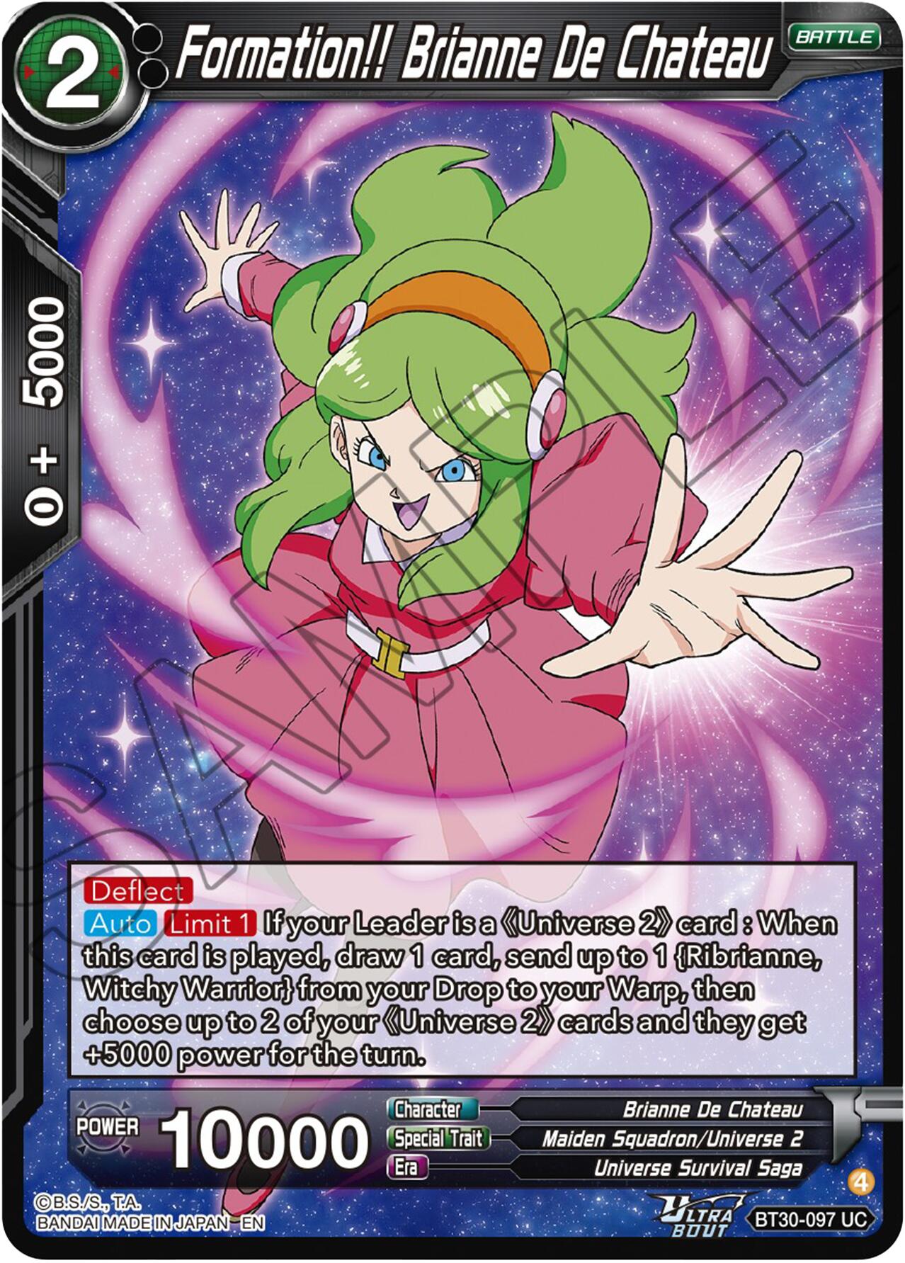 Formation!! Brianne De Chateau (BT30-097) [Three Glorious Fighters] | Total Play