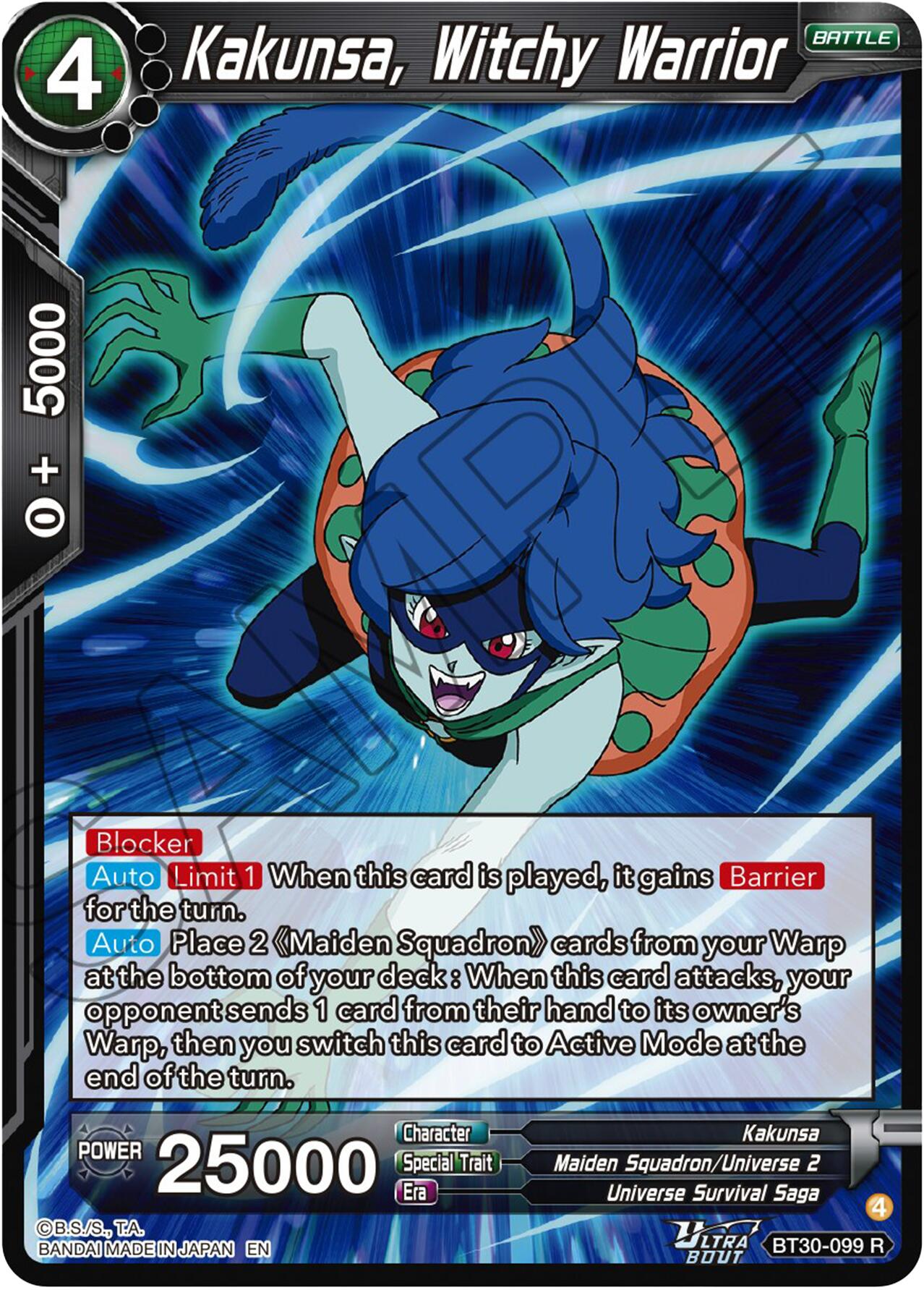 Kakunsa, Witchy Warrior (BT30-099) [Three Glorious Fighters] | Total Play
