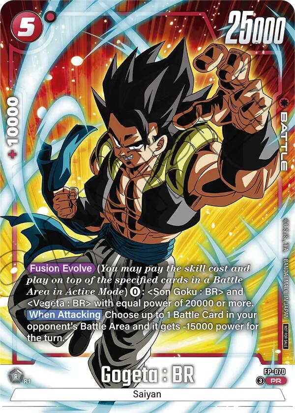 Gogeta : BR (Tournament Pack 10) [Fusion World Tournament Cards] | Total Play
