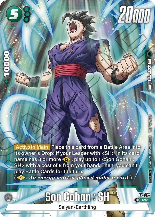 Son Gohan : SH (FP-072) (Tournament Pack 10) [Fusion World Tournament Cards] | Total Play