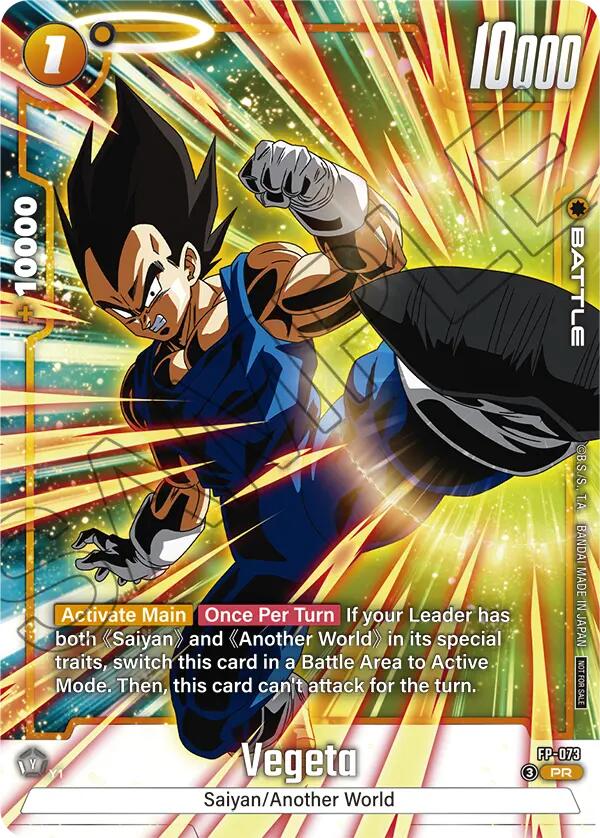 Vegeta (FP-073) (Tournament Pack 10) [Fusion World Tournament Cards] | Total Play