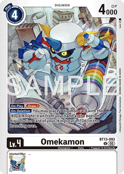 Omekamon [BT13-093] (Reprint) [Advanced Booster Digimon Generation] | Total Play