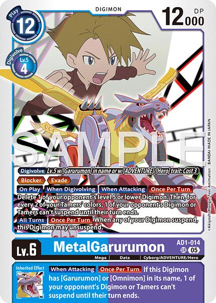 MetalGarurumon [AD1-014] [Advanced Booster Digimon Generation] | Total Play