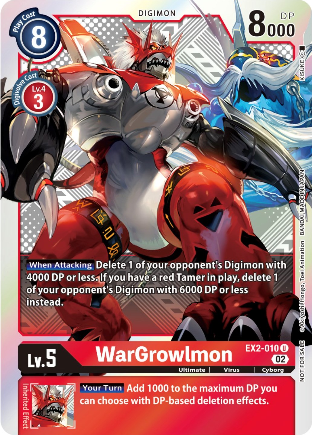 WarGrowlmon [EX2-010] (Xros Encounter Pre-Release) [Digital Hazard Promos] | Total Play