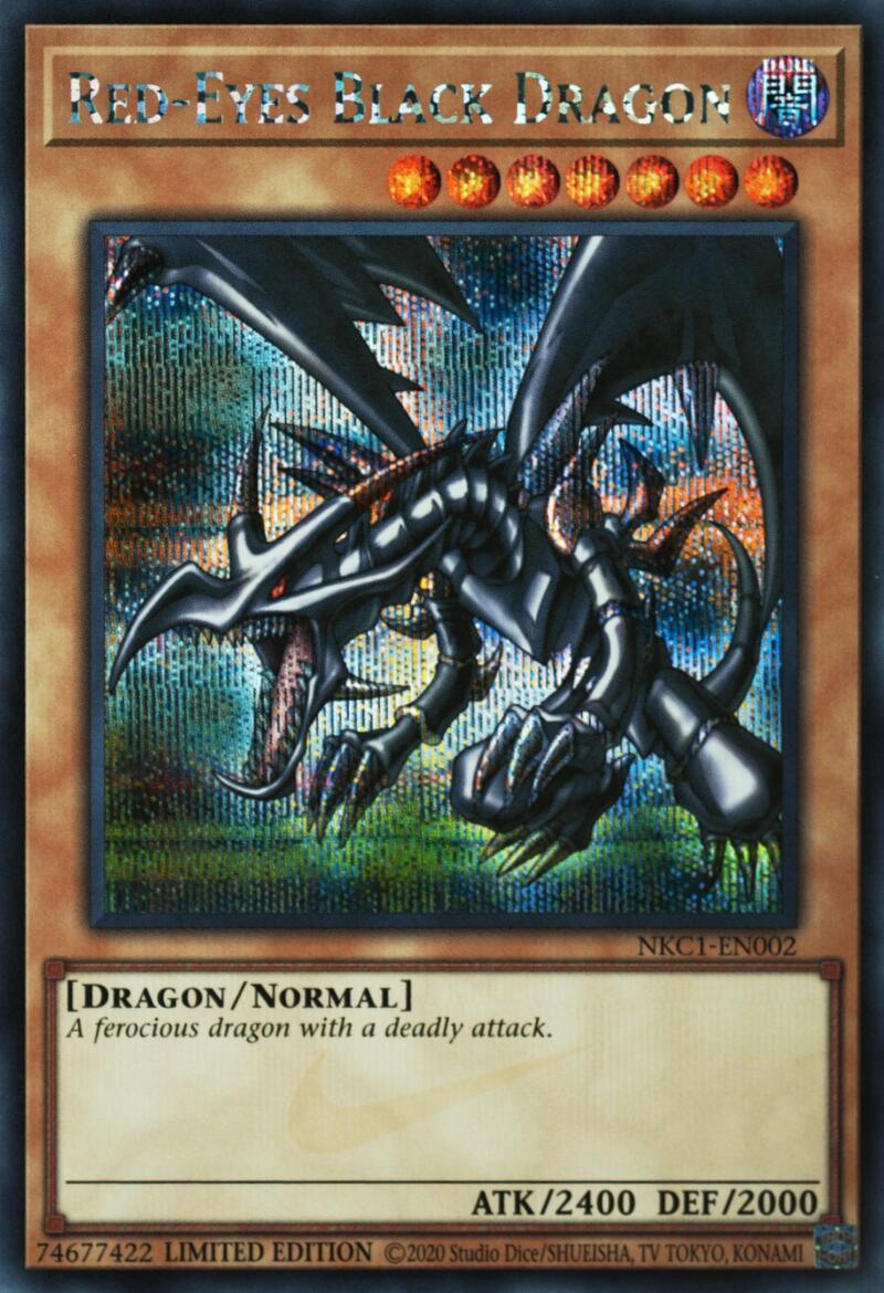 Red-Eyes Black Dragon (Nike Collaboration) [NKC1-EN002] Prismatic Secret Rare | Total Play