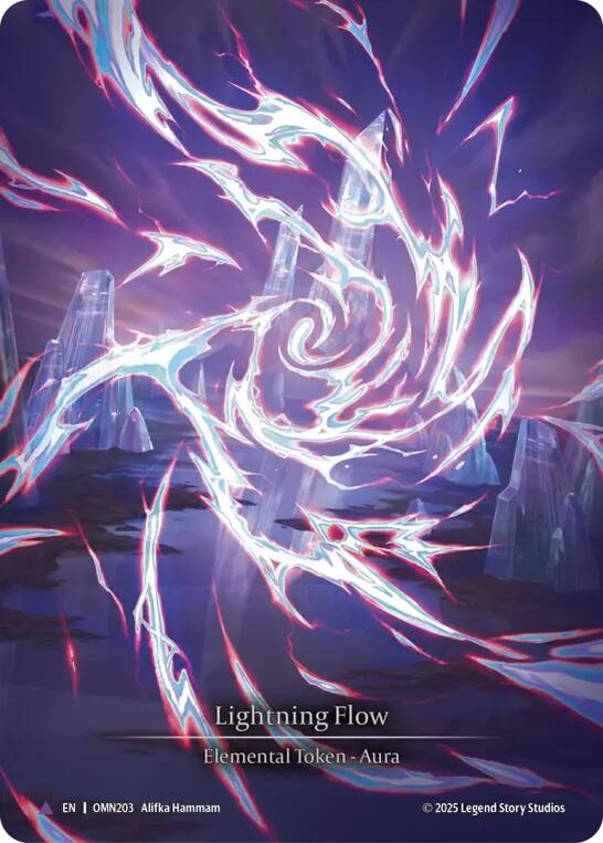 Lightning Flow (C) [OMN203] (Omens of the Third Age)  Cold Foil | Total Play